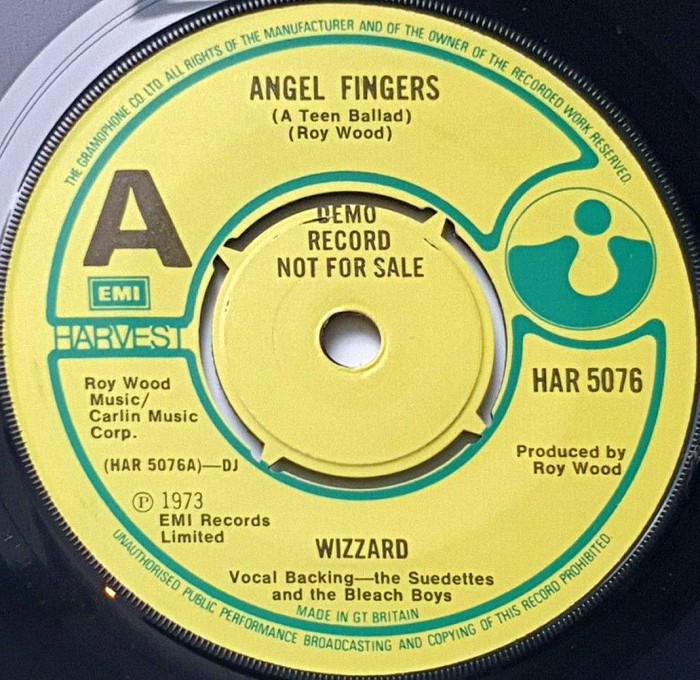 Wizzard Angel Fingers UK promo side 1