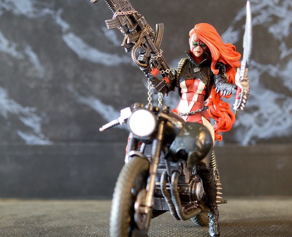  Mcfarlane She Spawn (newest pose) on Drifter Motorcycle (The Batman) 2v2aGUzpoxAChVk