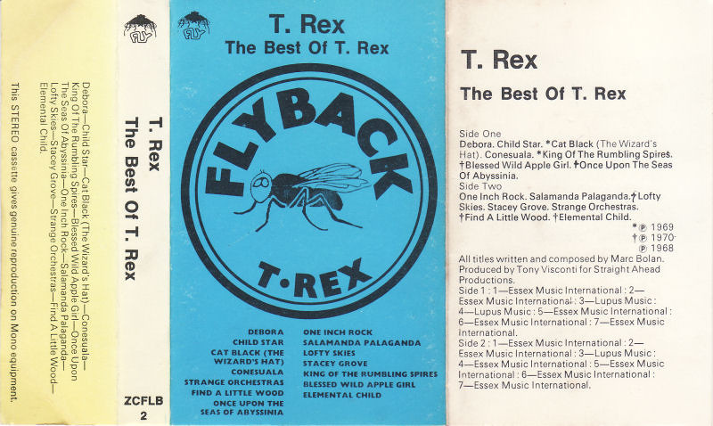 FlyBack The Best Of T. Rex front