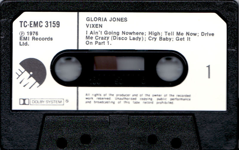 Gloria Jones Vixen side 1