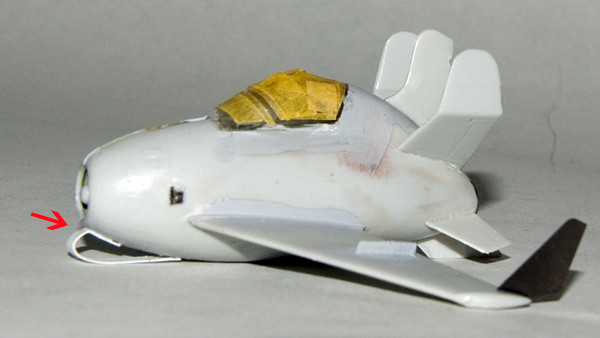 1/72 MPM XF-85 Goblin Parasite Fighter - Work in Progress