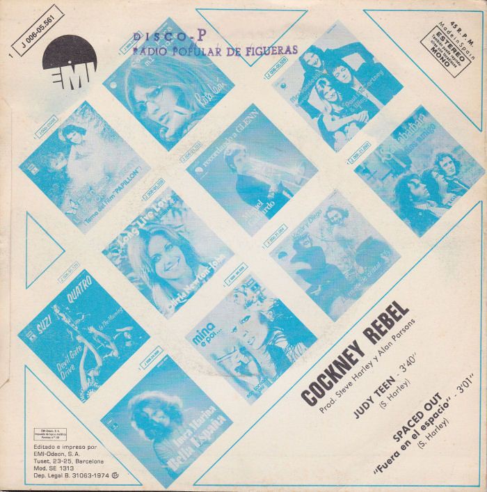 Cockney Rebel Judy Teen Spain back