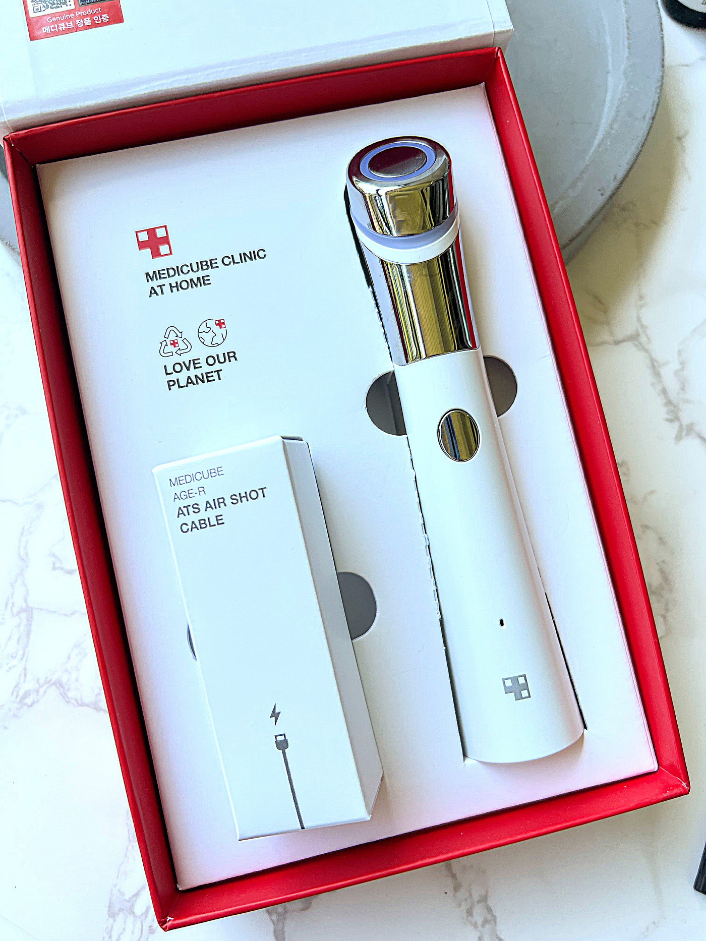 Medicube Age-R ATS Air Shot for Pore Care Facial Device – Unboxing