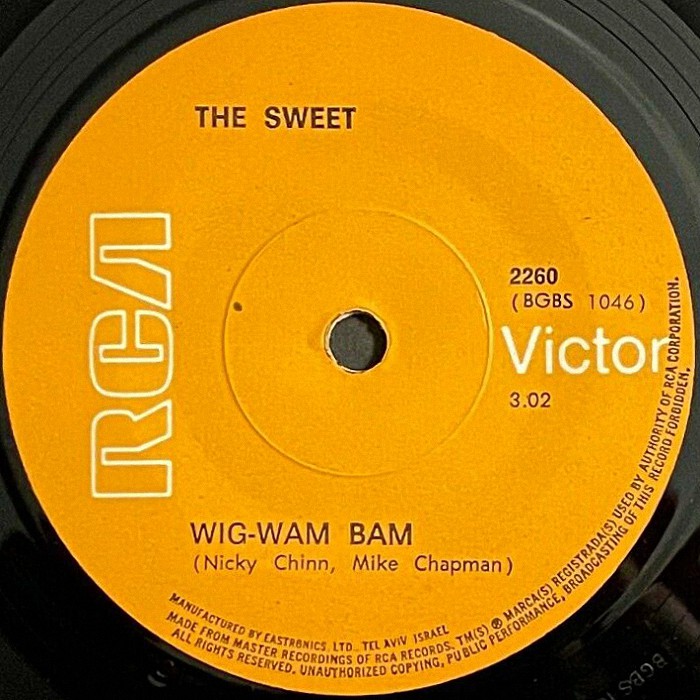 The Sweet Wig-Wam Bam Israel side 1