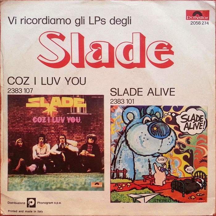 Slade Mama Weer All Crazee Now Italy back