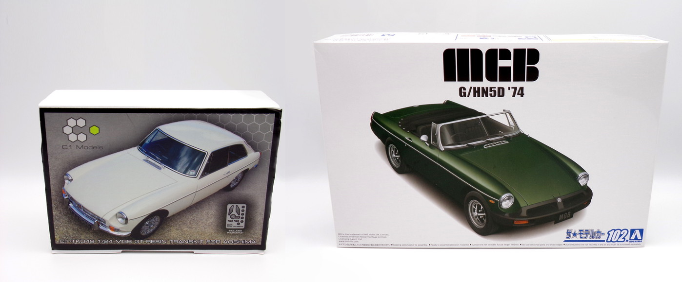 C1 Models / Aoshima MGB-GT  The Drastic Plastics Model Car Club