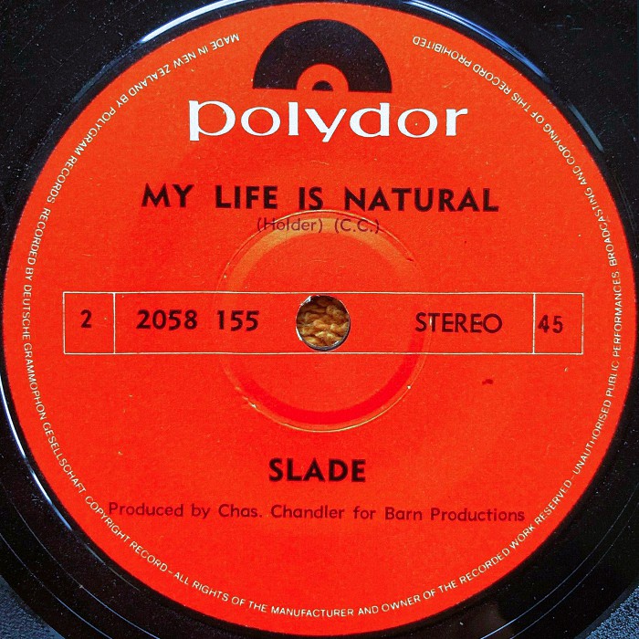 Slade Coz I Love You New Zealand side 2