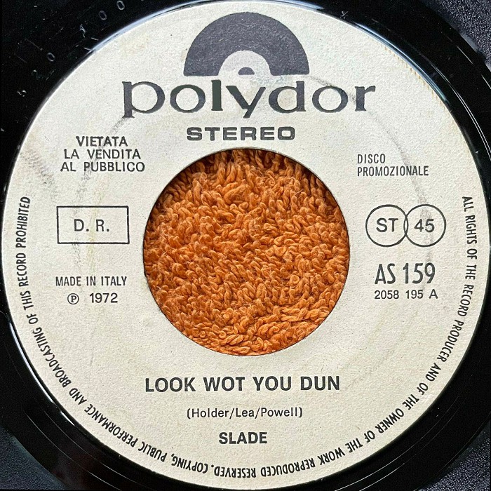 Slade Look Wot You Dun Italy jukebox side 1