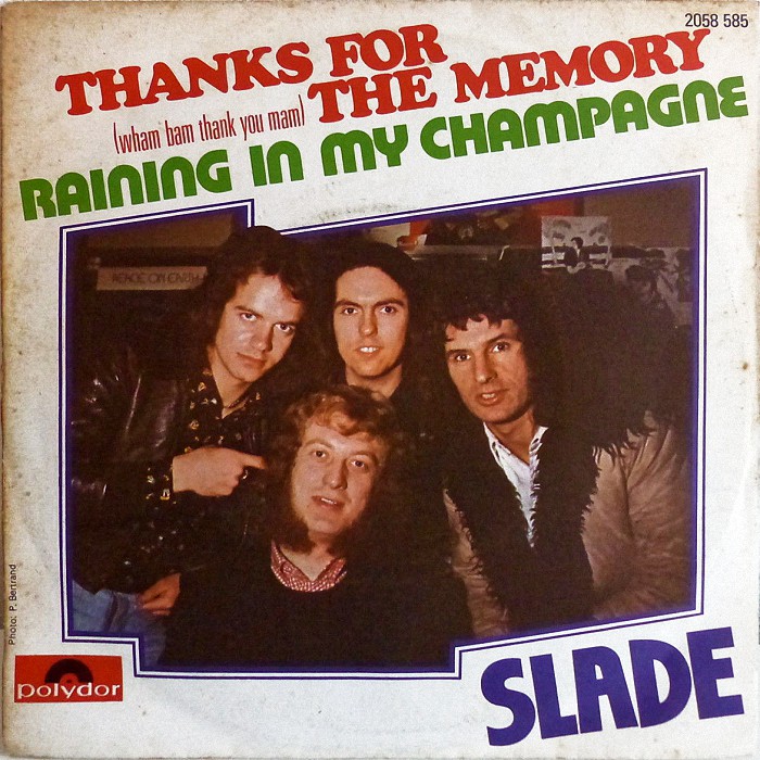 Slade Thanks For The Memory front France