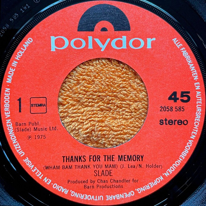 Slade Thanks For The Memory side 1 Holland