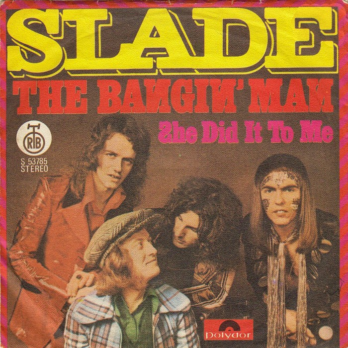 Slade The Bangin Man Yugoslavia front