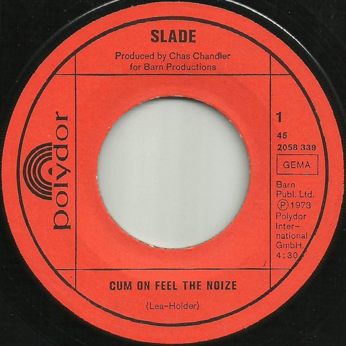 Slade Cum On Feel The Noize Lebanon side 1