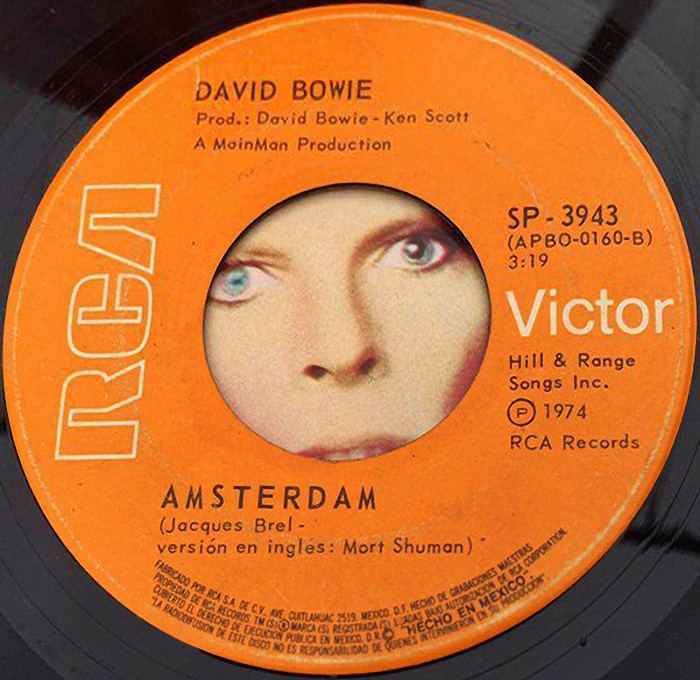 David Bowie Sorrow Mexico side 2