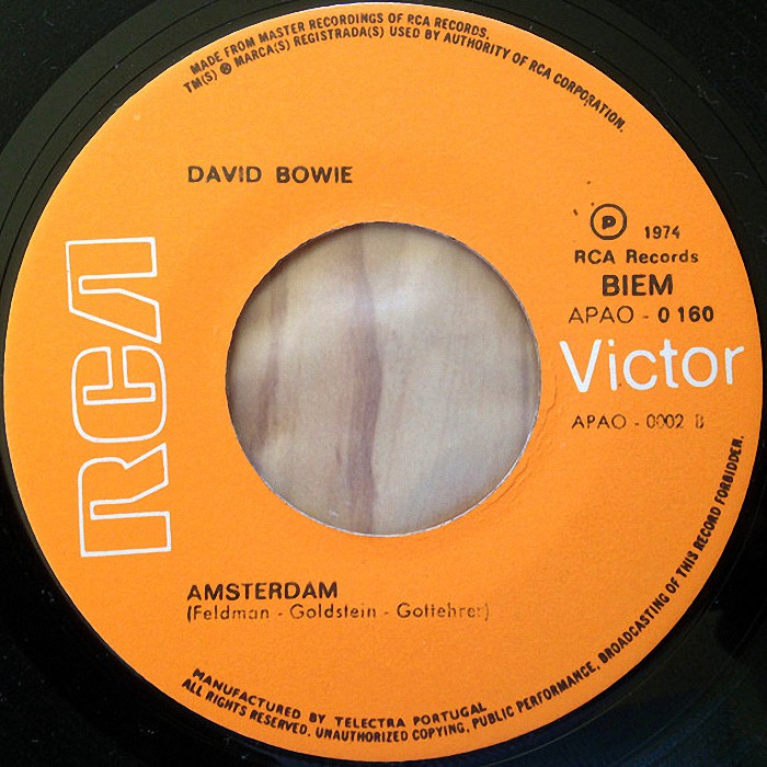 David Bowie Sorrow Portugal side 2