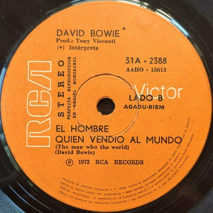 David Bowie Sorrow Uruguay side 2