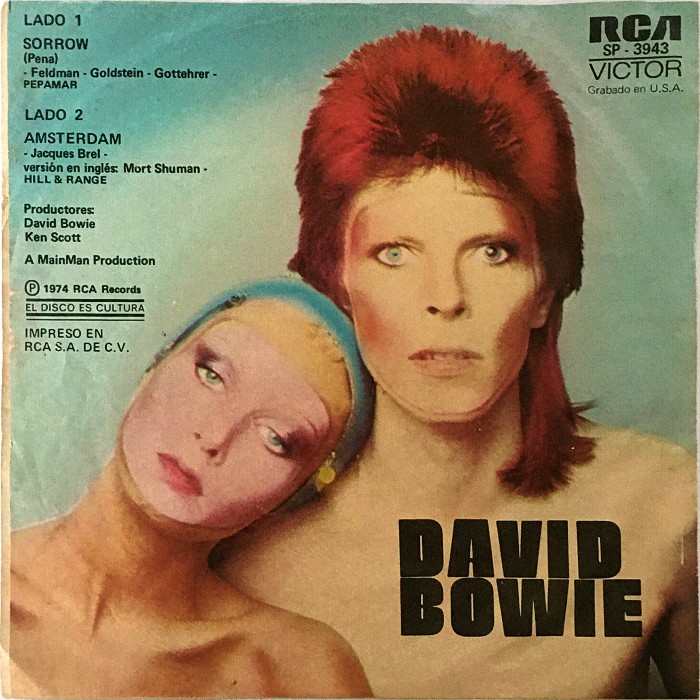 David Bowie Sorrow Mexico back