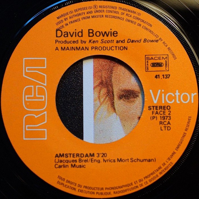 David Bowie Sorrow France side 2