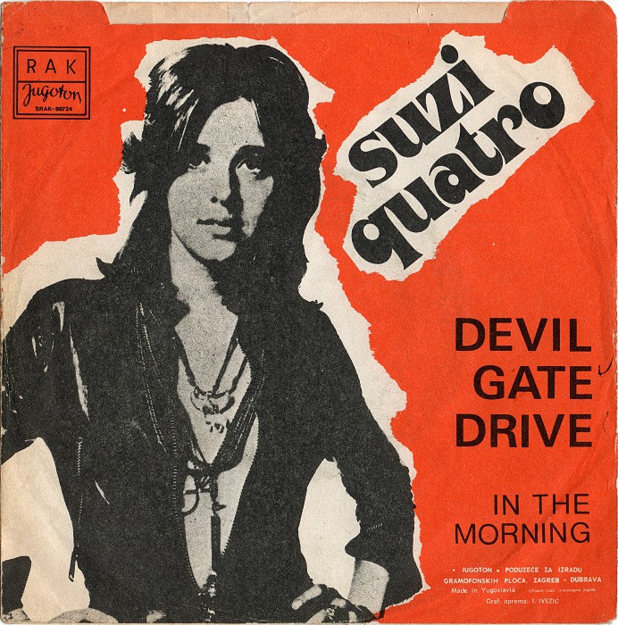 Suzi Quatro Devil Gate Drive Yugoslavia back
