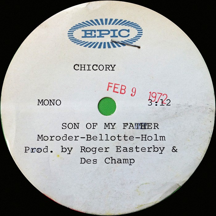 Chicory Son of My Father U.S.A. acetate side 1