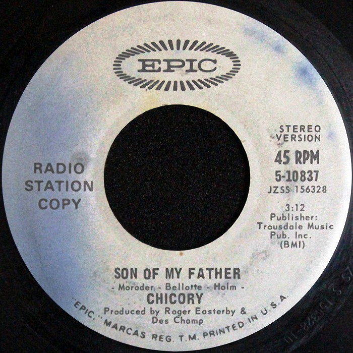Chicory Son of My Father promo U.S.A. side 2 #2