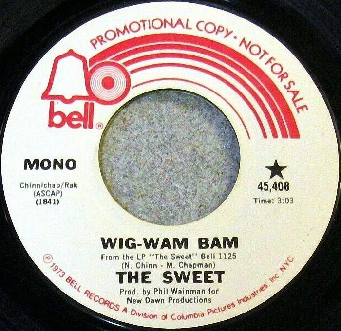 The Sweet Wig-Wam Bam USA promo side 1