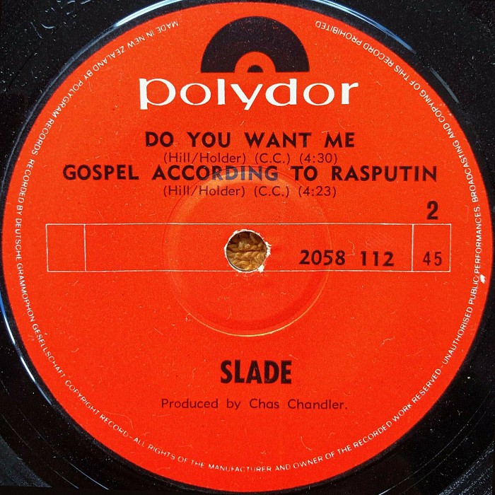Slade Get Down And Get With It New Zealand side 2