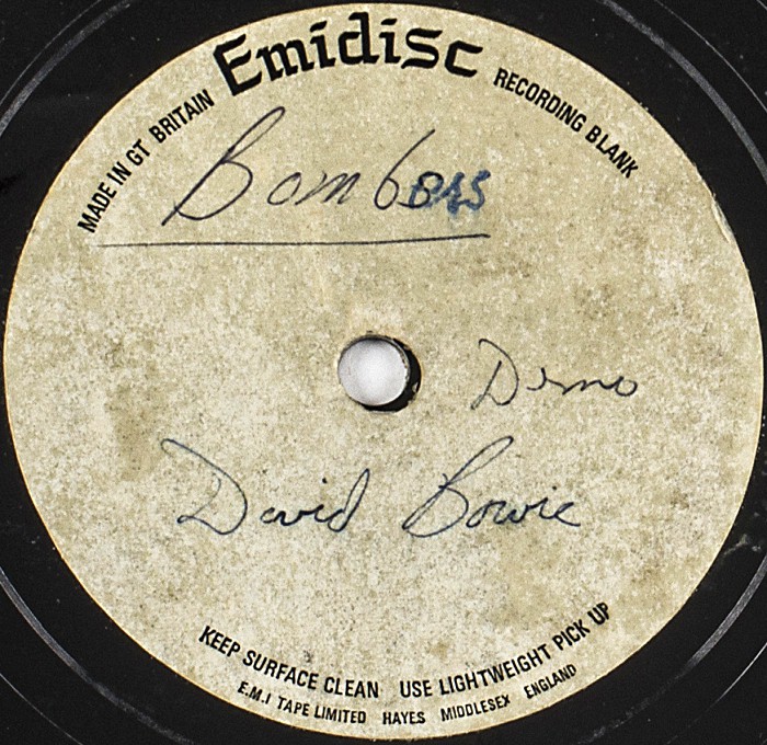 David Bowie Changes UK acetate side 2