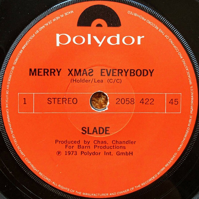 Slade Merry Xmas Everybody New Zealand side 1