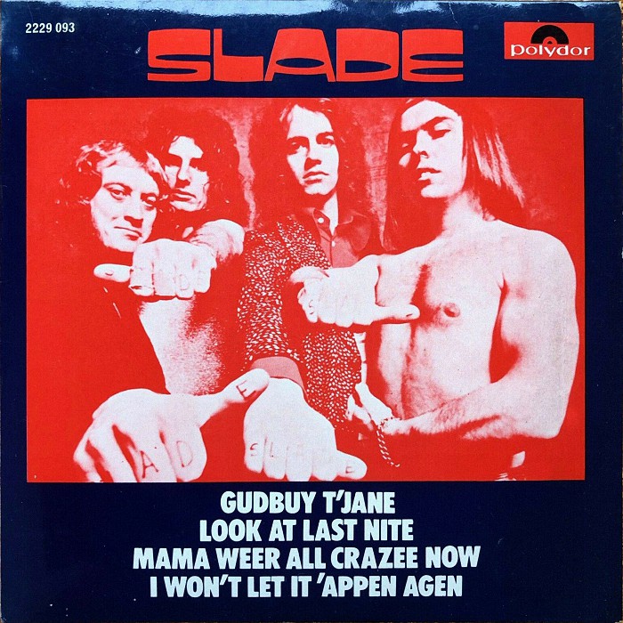 Slade Gudbuy T' Jane Singapore EP front