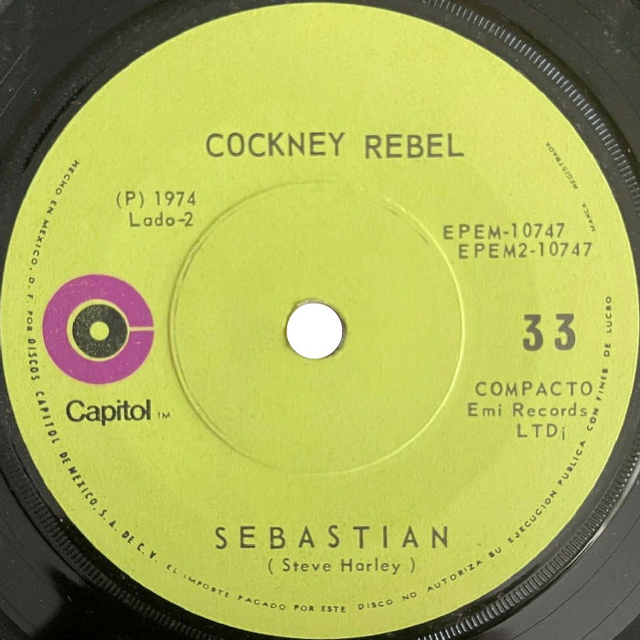 Cockney Rebel Death Trip / Sebastian Mexico side 2