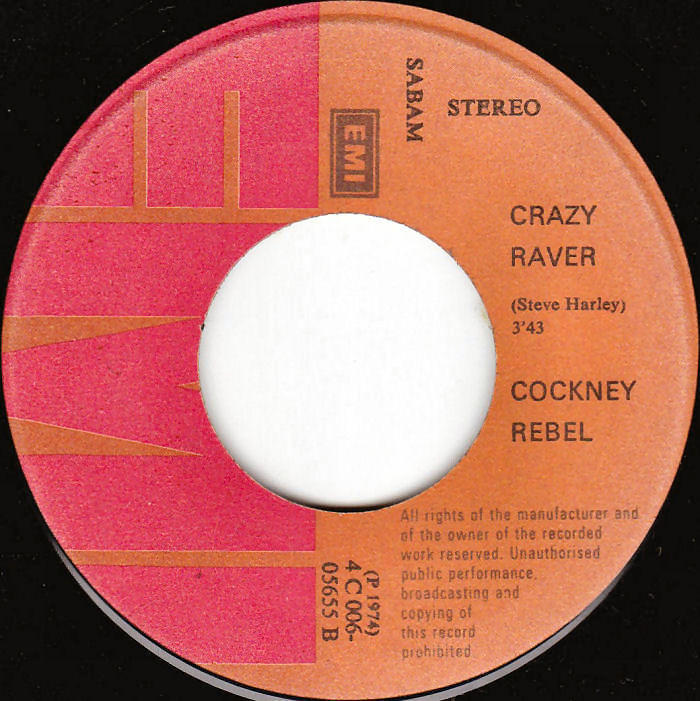 Cockney Rebel Mr. Soft Belgium side 2