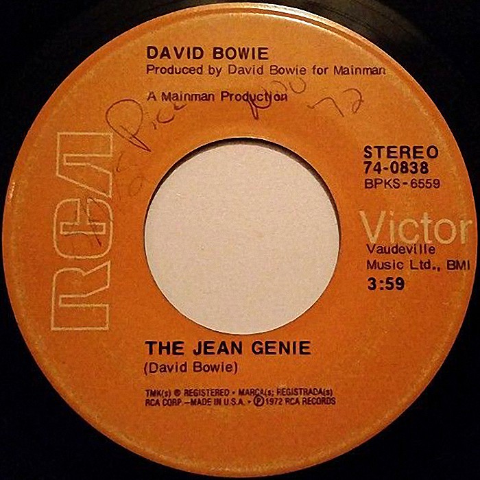 David Bowie The Jean Genie USA side 1
