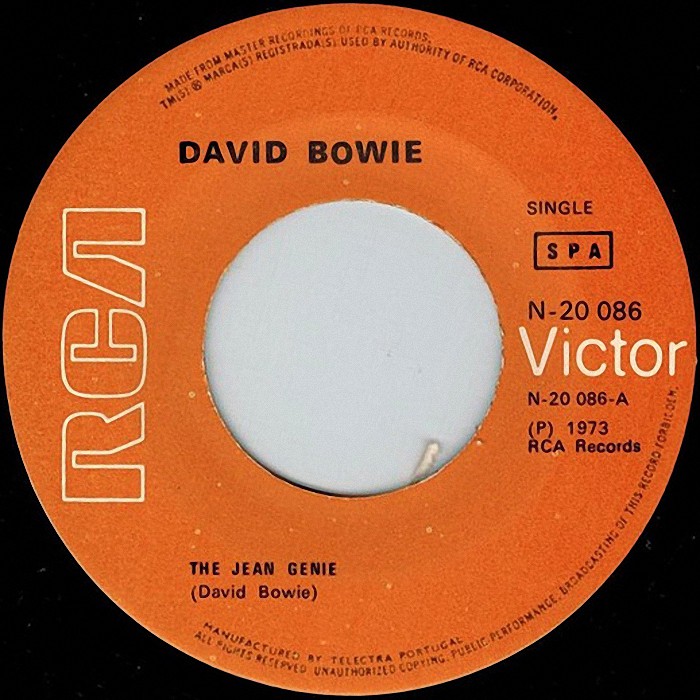 David Bowie The Jean Genie Portugal side 1