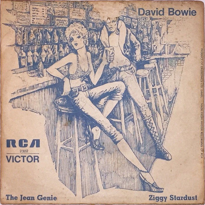 David Bowie The Jean Genie Israel back