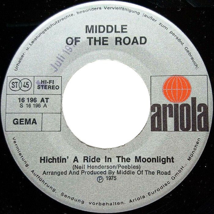 Middle Of The Road Hitchin A Ride In The Moonlight Germany side 1