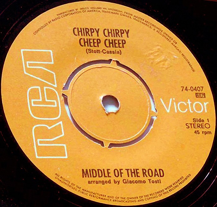 Middle of the Road Chirpy Chirpy Cheep Cheep Holland side 1