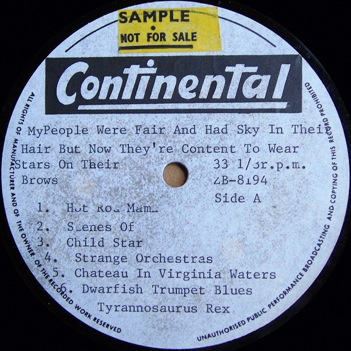 My People Were Fair... South Africa acetate side 1