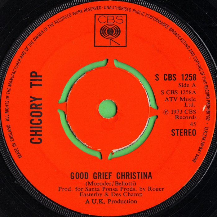 Chicory Tip Good Grief Christina UK side 1