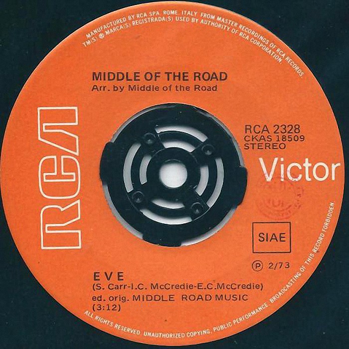 Middle Of The Road Union Silver Italy side 2