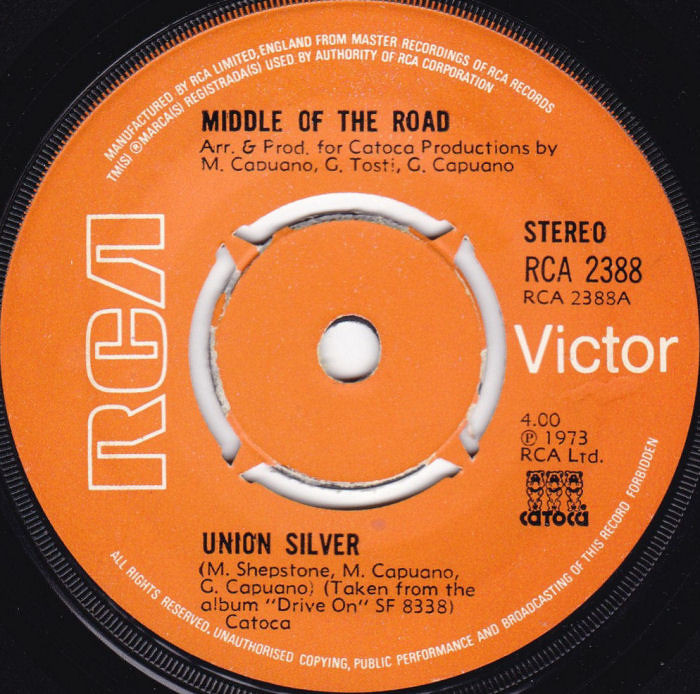 Middle Of The Road Union Silver UK side 1