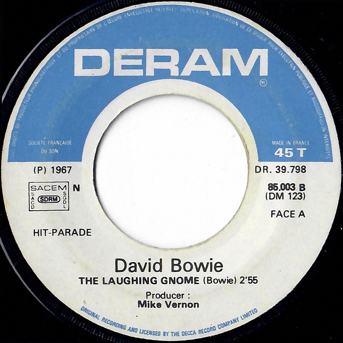 David Bowie The Laughing Gnome France side 1