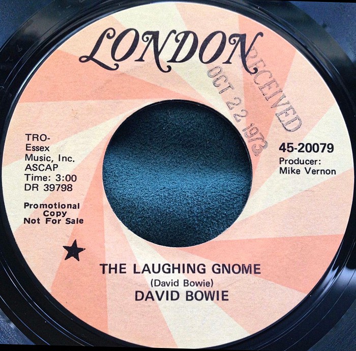 David Bowie The Laughing Gnome USA side 1