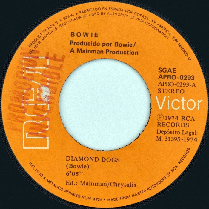 David Bowie Diamond Dogs Spain side 1