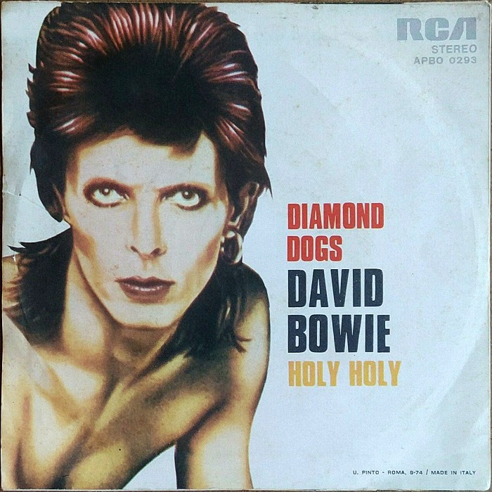 David Bowie Diamond Dogs Italy back