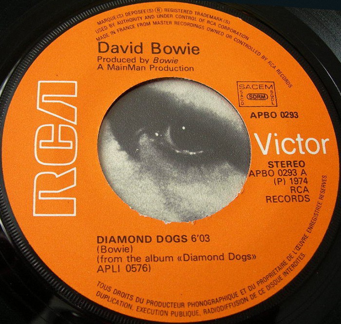 David Bowie Diamond Dogs France side 1