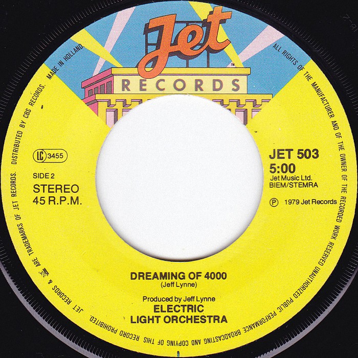 ELO Dont Bring Me Down Holland side 2