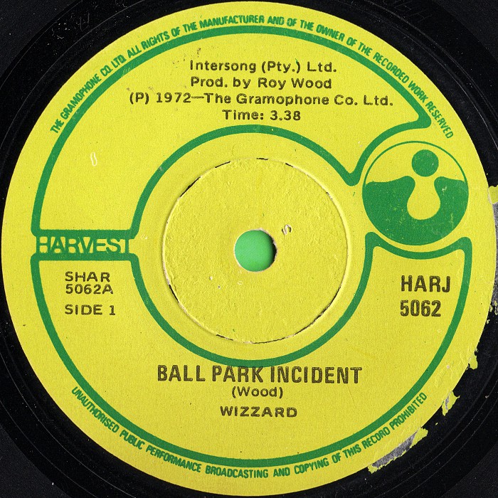 Wizzard Ball Park Incident South Africa side 1