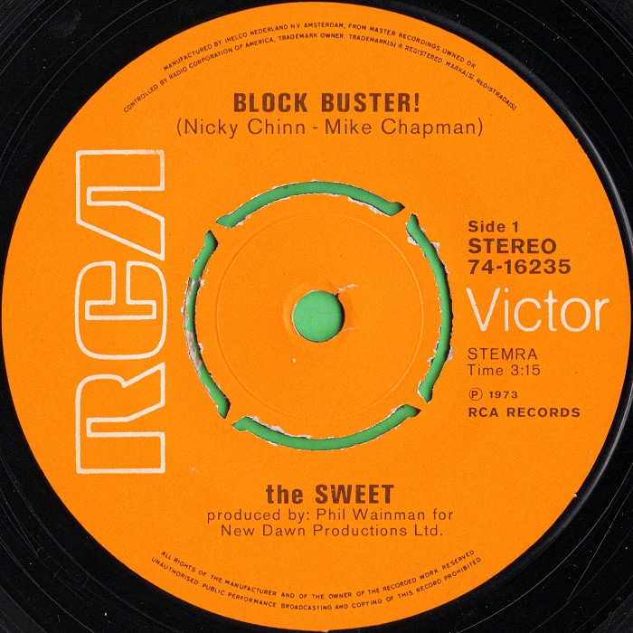 The Sweet Blockbuster Holland side 1