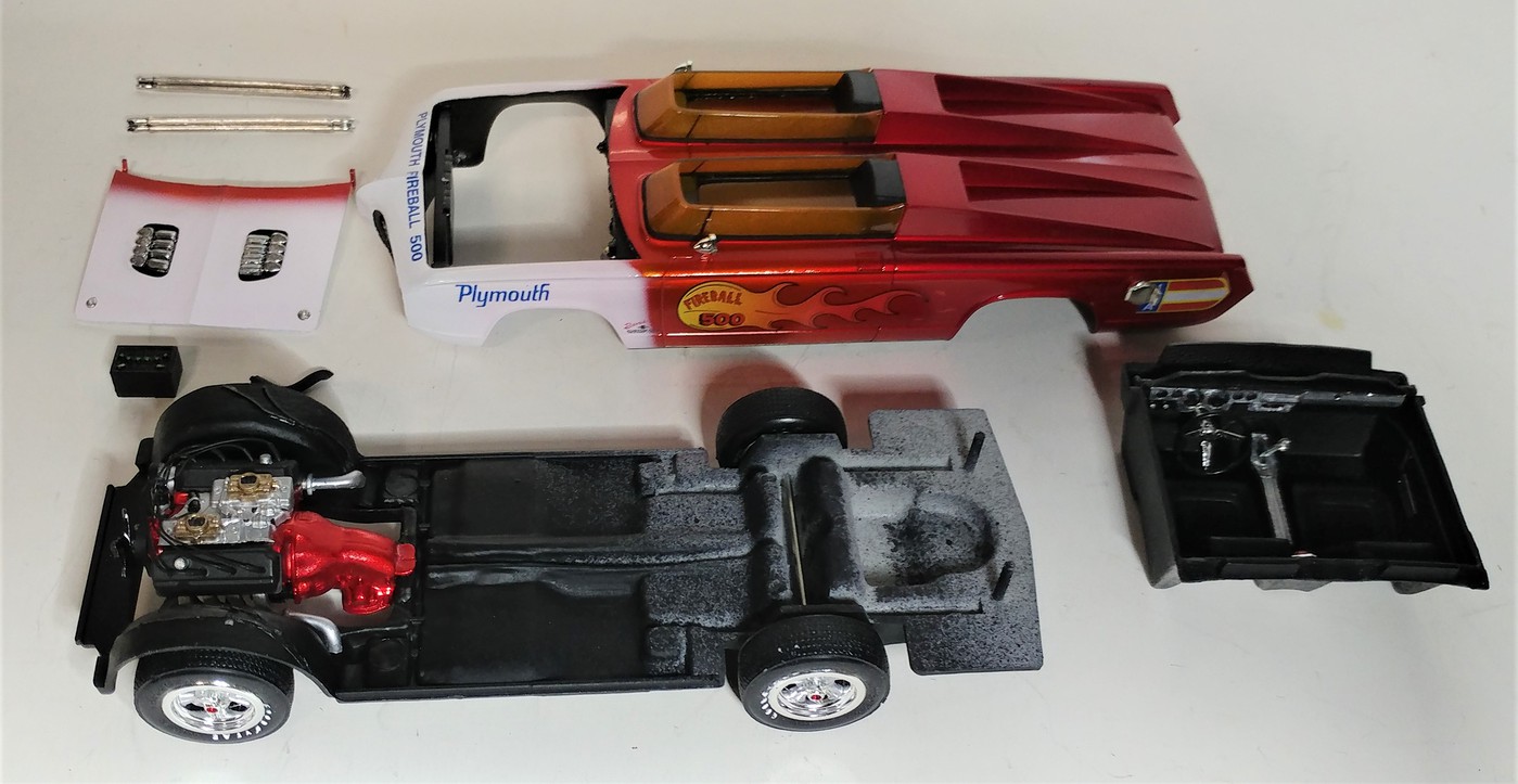 ファイアボール500 SSXR バリスカスタム 1/25 amt AMT ERTL Fireball 500 Barris Kustom 1/25 Car Plastic Model