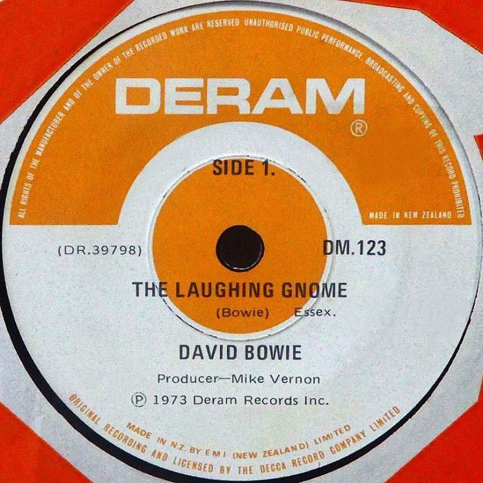 David Bowie The Laughing Gnome New Zealand side 1